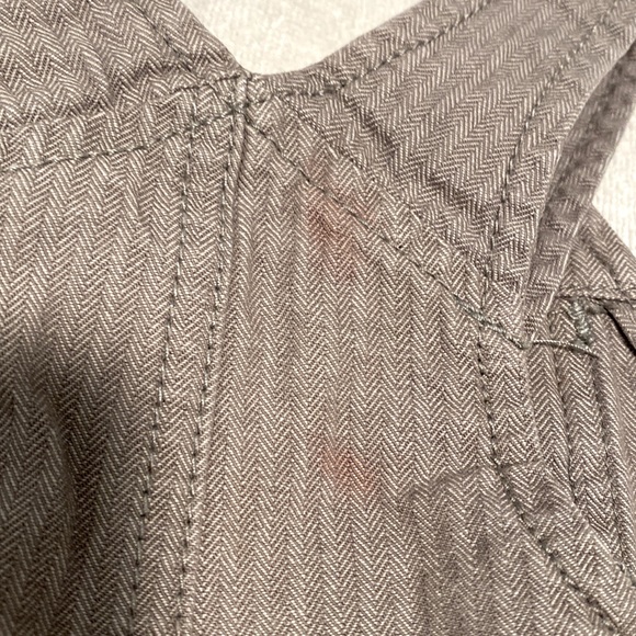 Baby GAP 3-6m Gray Overall Shorts - Picture 3 of 4